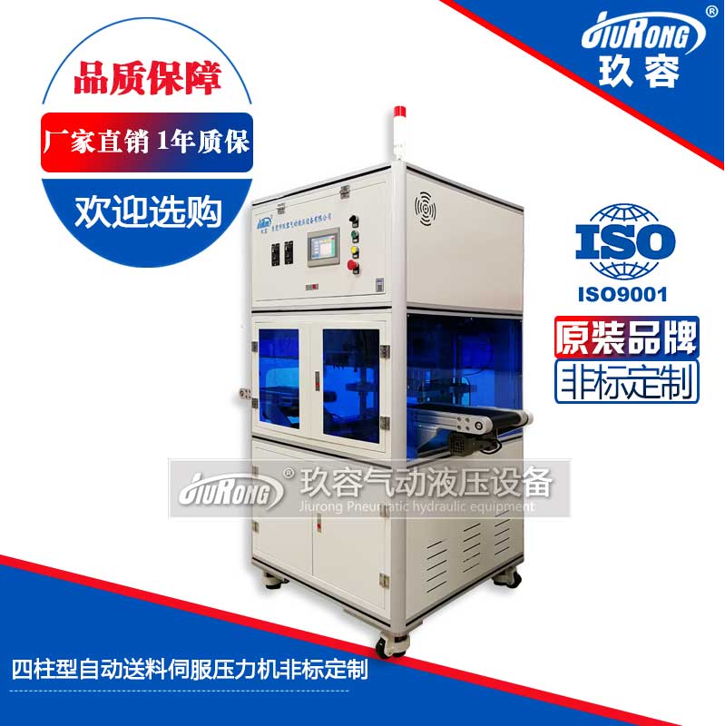 四柱型自動（dòng）送料伺服壓力機非標定製