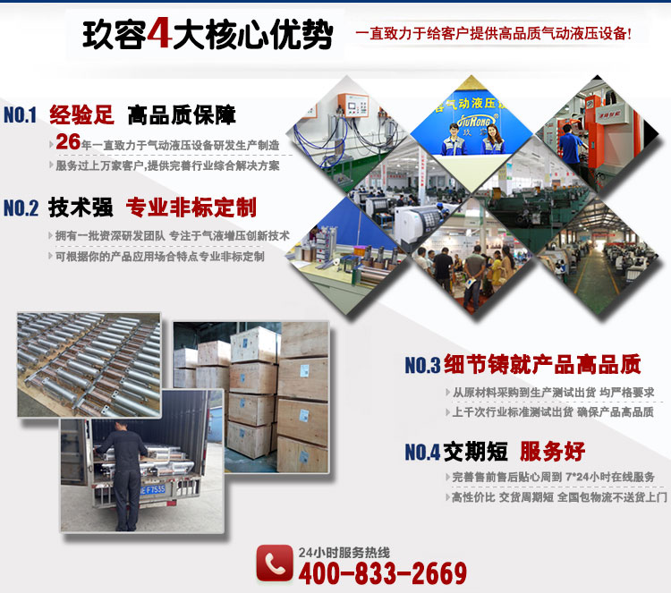 秋葵视频网站氣液增壓缸品牌優勢