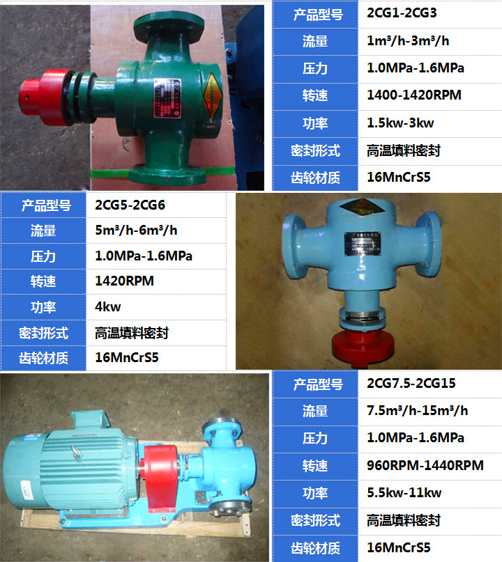 2CG硬齒麵渣油泵 2CG硬齒麵渣油泵