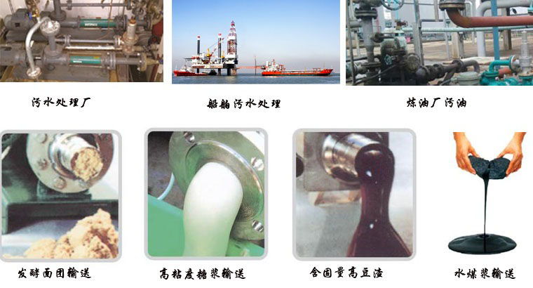 GCN船用單(dān)螺杆泵適用範(fàn)圍 GCN船用單螺(luó)杆泵適用範(fàn)圍